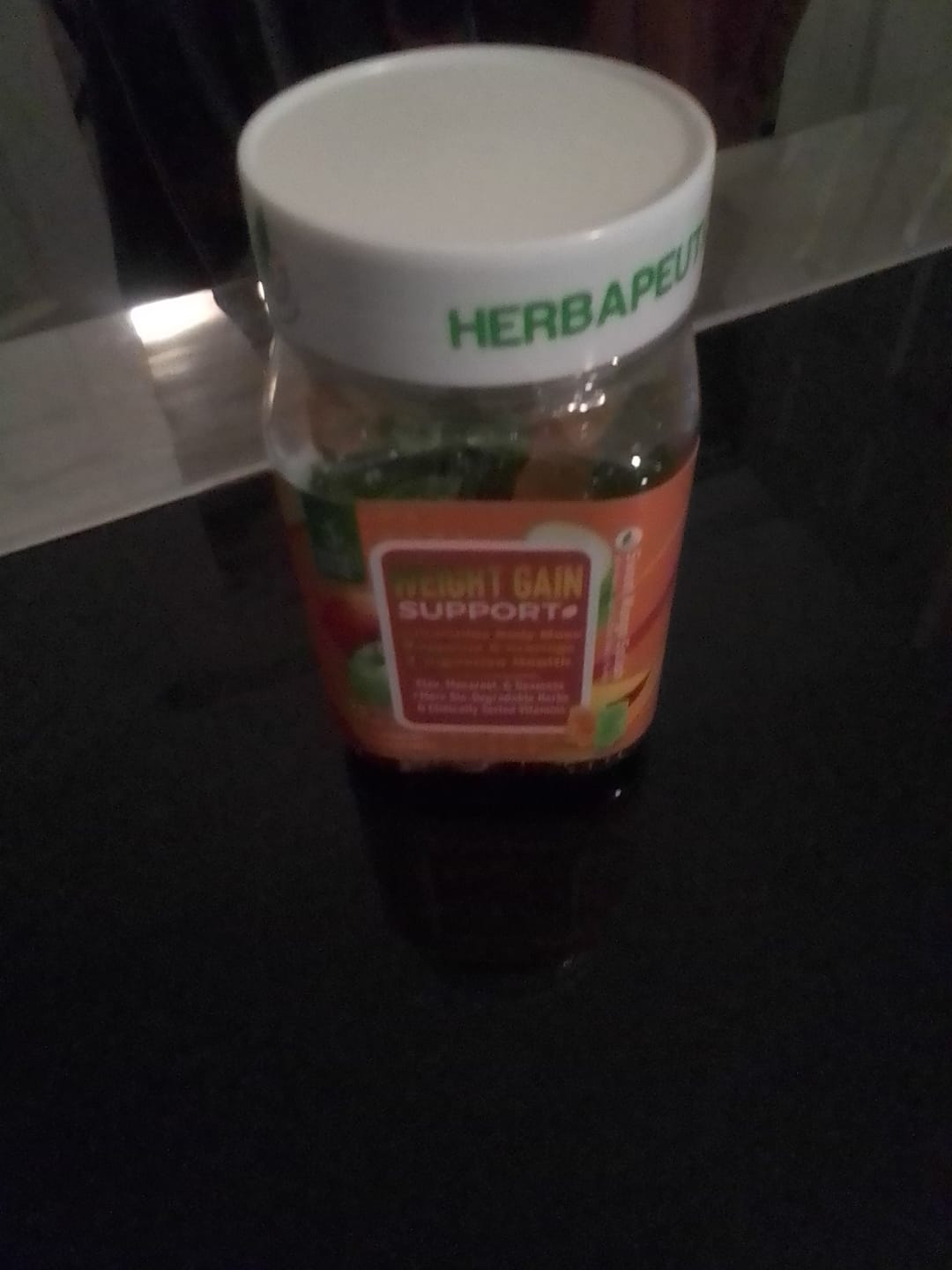 Customer photo review of Herbapeutic Weight Gain Gummies