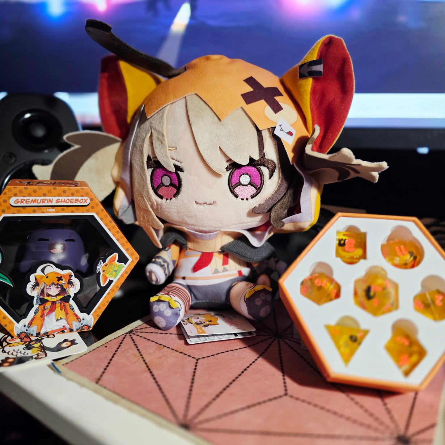 Customer photo review of PRE-ORDER | Gigi Murin Resin Dice Set | hololive English x MMG Exclusive