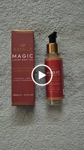 Customer video review of Besque® Magic Body Oil - 100ml