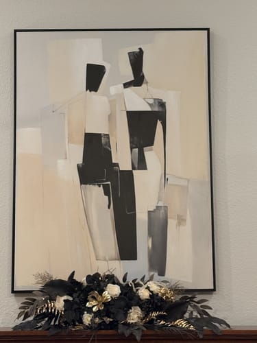 Customer photo review of Contemporary Minimalist Art #MA006