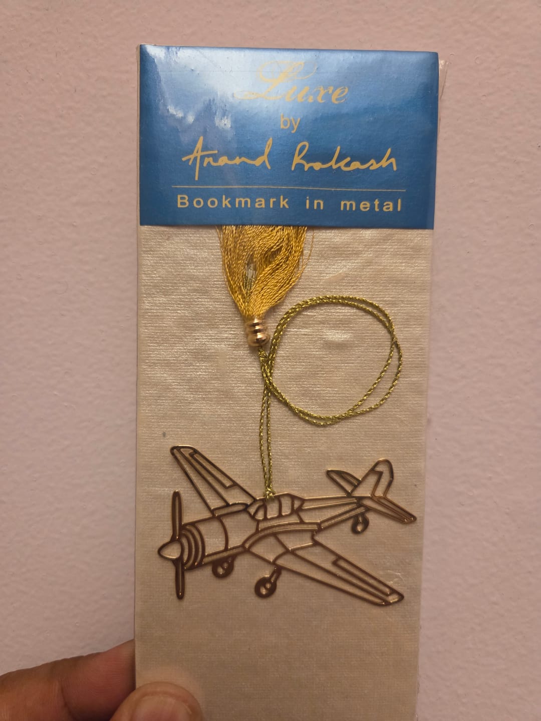 Customer photo review of Bookmark Aeroplane 3