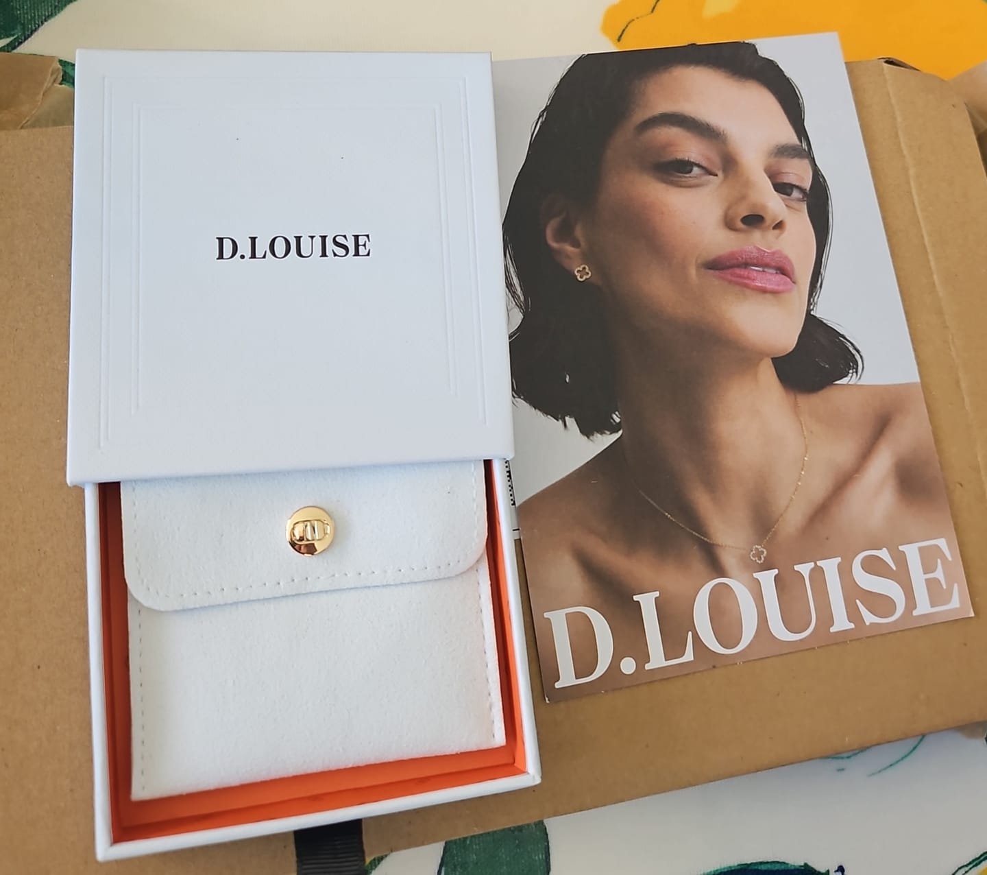 Customer photo review of Luxe Tennis Necklace