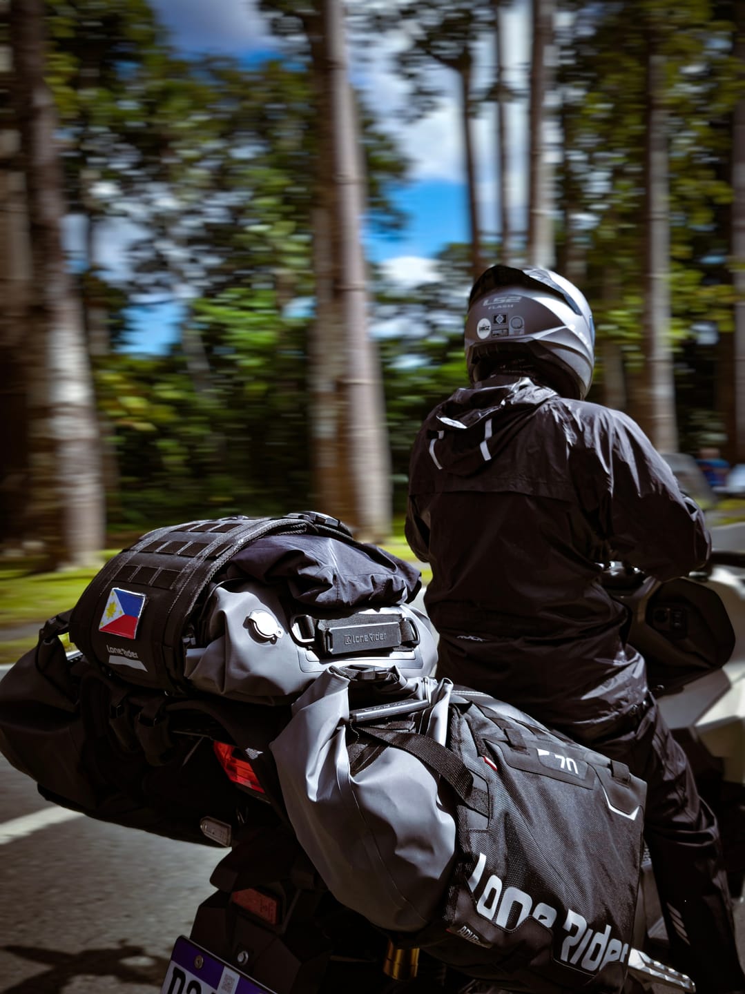 Customer photo review of ADVBags 70 – Rackless Saddle Bags