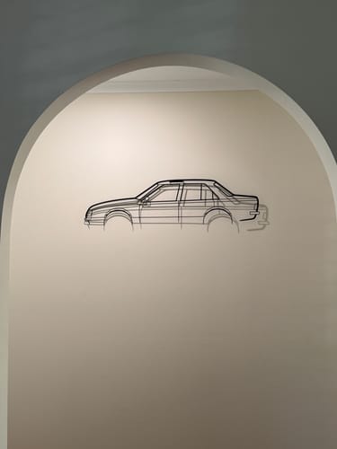 Customer photo review of Holden Commodore VH Metal Wall Art Silhouette