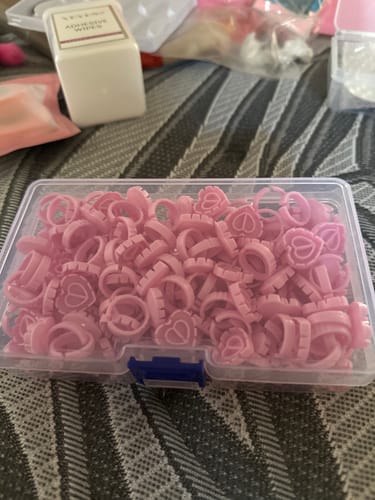 Customer photo review of 100PC Heart-Shaped Ring Cup