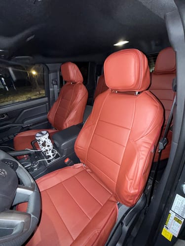 Customer photo review of Premium Custom-Fit Seat Covers