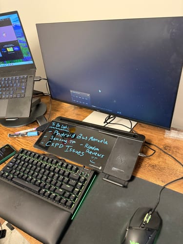 Customer photo review of DeskBoard Buddy