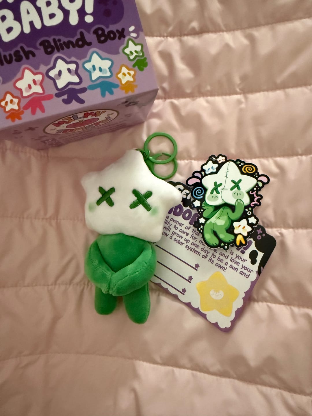 Customer photo review of Adopt a Star Baby Plush Blind Box