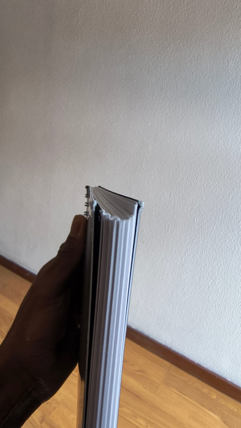 Customer photo review of Infinitebook Plain A4 Black