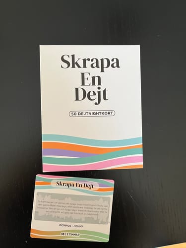 Customer photo review of Skrapa en dejt