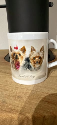 Customer photo review of Aquarell Pawtrait