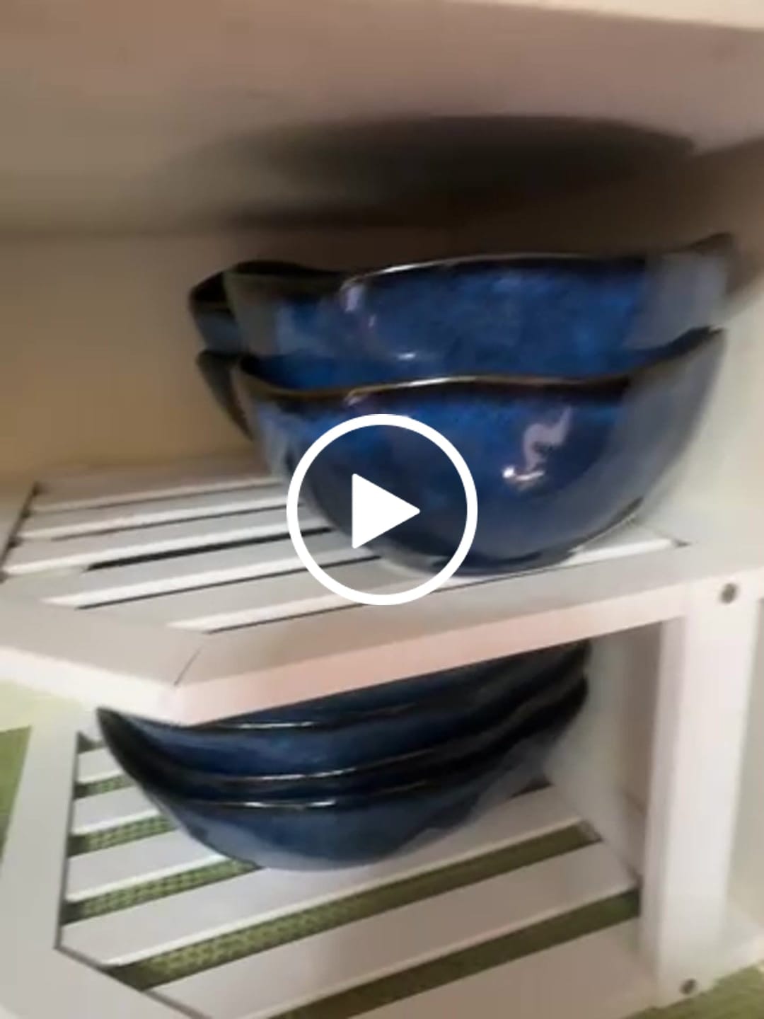 Customer video review of 16-Piece Stoneware Set- Ocean Blue
