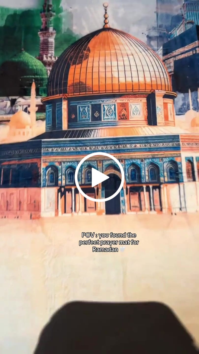 Customer video review of Al-Haramain & Al-Aqsa  Padded Prayer Mat
