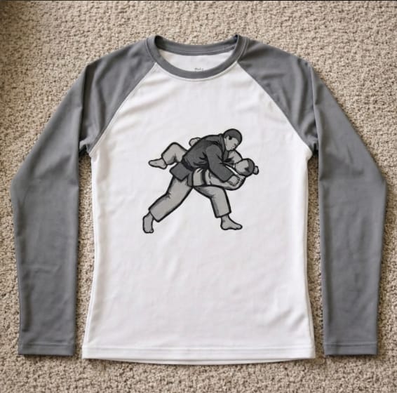 Customer photo review of Classic Grappler BJJ Rashguard