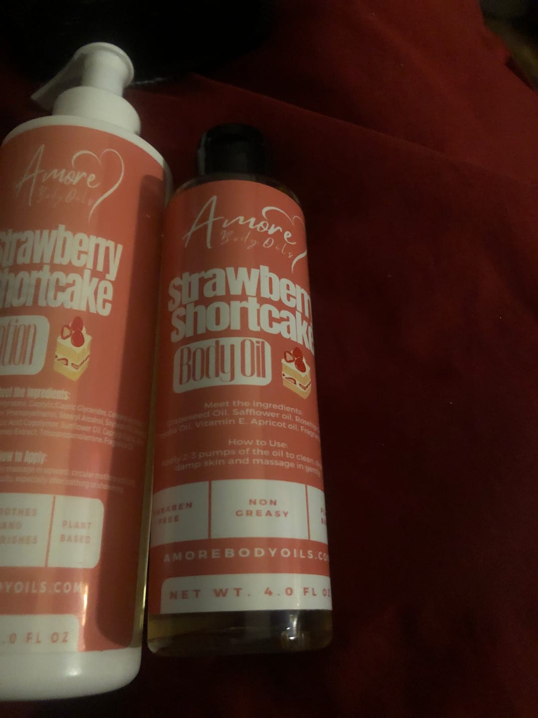 Customer photo review of Strawberry Shortcake - Body Oil