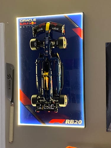 Customer photo review of Car Display Frame For LEGO® TECHNIC™ Oracle Red Bull Racing RB20 F1 Car 42206