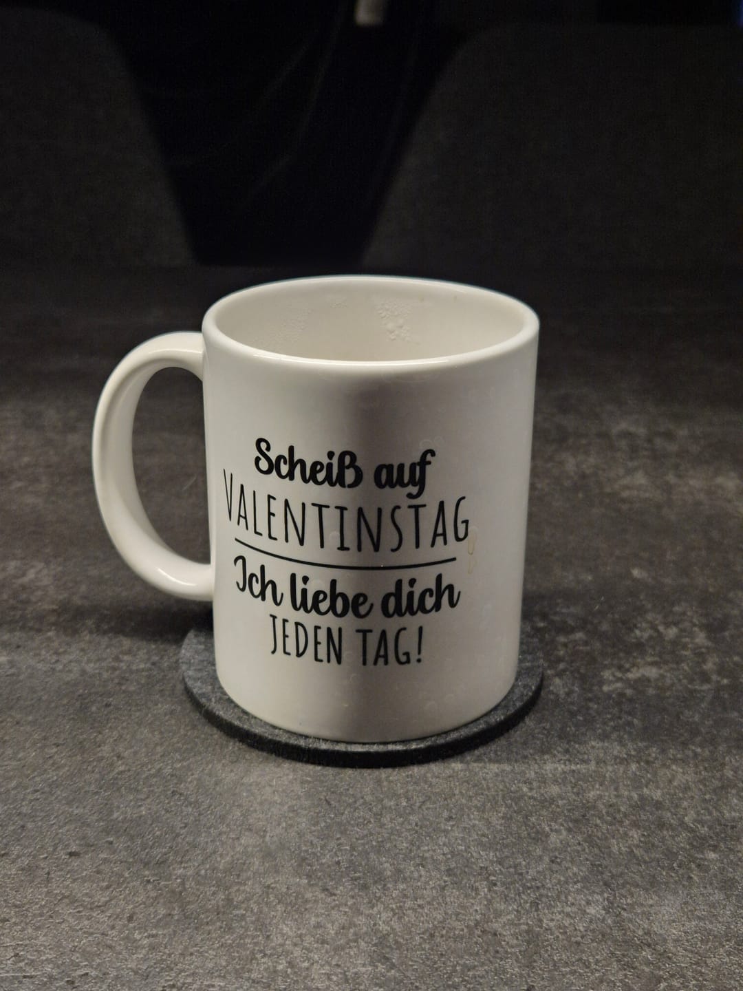 Customer photo review of Jeden Tag - Paar-Tasse