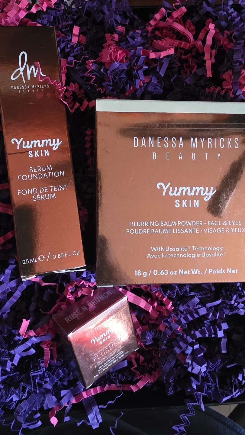 Customer photo review of Danessa Myricks Beauty Yummy Skin Blurring Balm Powder