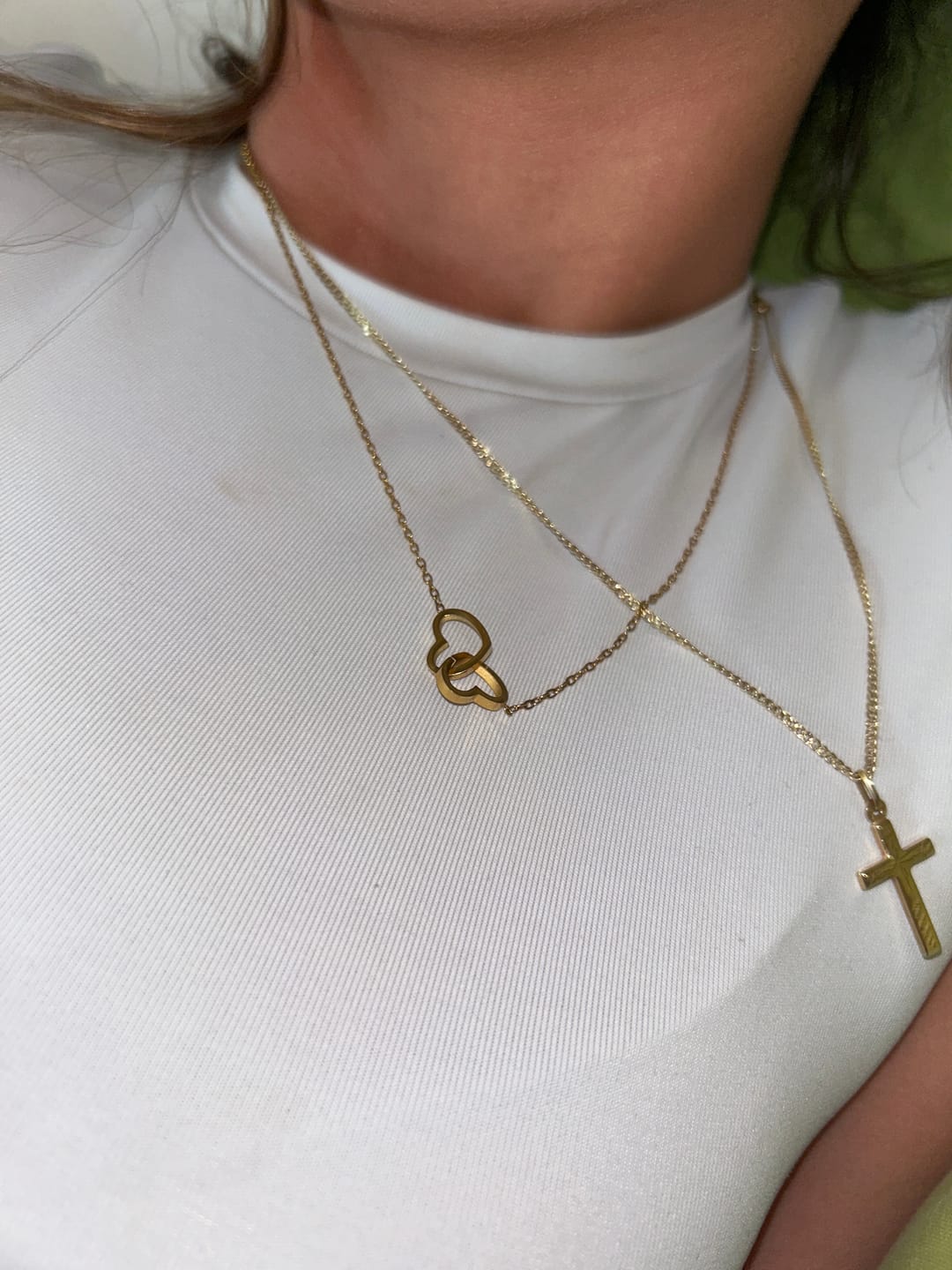 Customer photo review of Eternal Rose Bear - W/ Engraved Necklace
