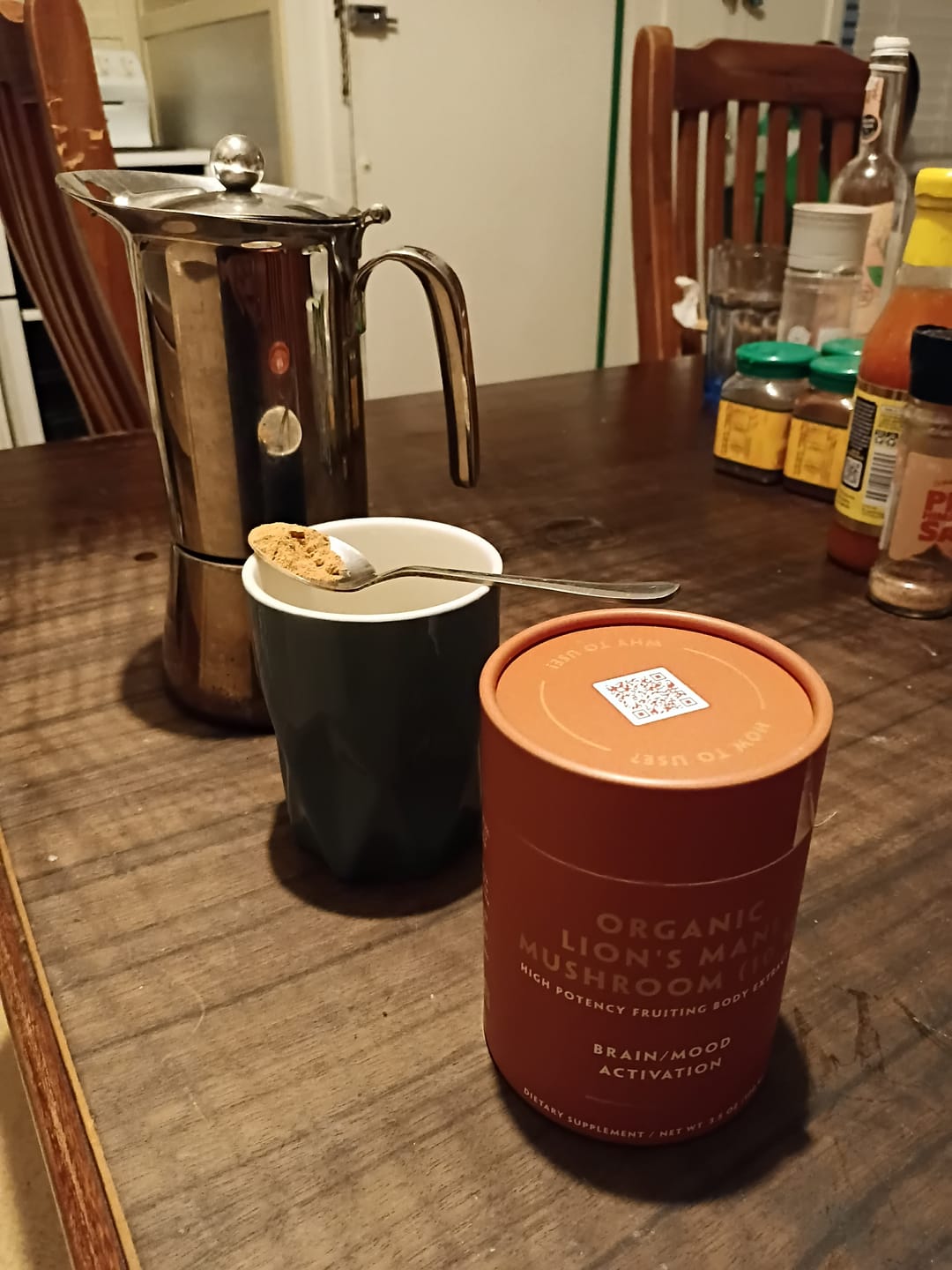 Customer photo review of Teelixir Organic Lion's Mane Mushroom