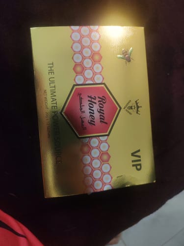 Customer photo review of Royal Honey - 1 Caja Con 12 Sobres de 20 Gramos Cada Uno, Energía y Vitalidad Garantizadas