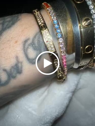 Customer video review of LOVE BRACELET 3.65MM DIAMOND-PAVED