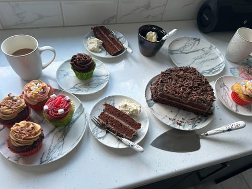 Customer photo review of Belleek Living Marble Side Plate Set of 4 - Extra 25% off with LC25