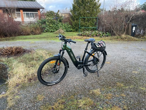 Customer photo review of Lankeleisi MG600 Lite 250W 27.5" Electric Trekking Bike 720Wh SUV E-bike with Torque Sensor 36V 20Ah Battery [Pre-order]