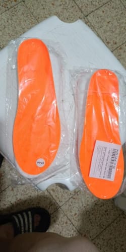 Customer photo review of Everyday Comfort Orthotic Insoles