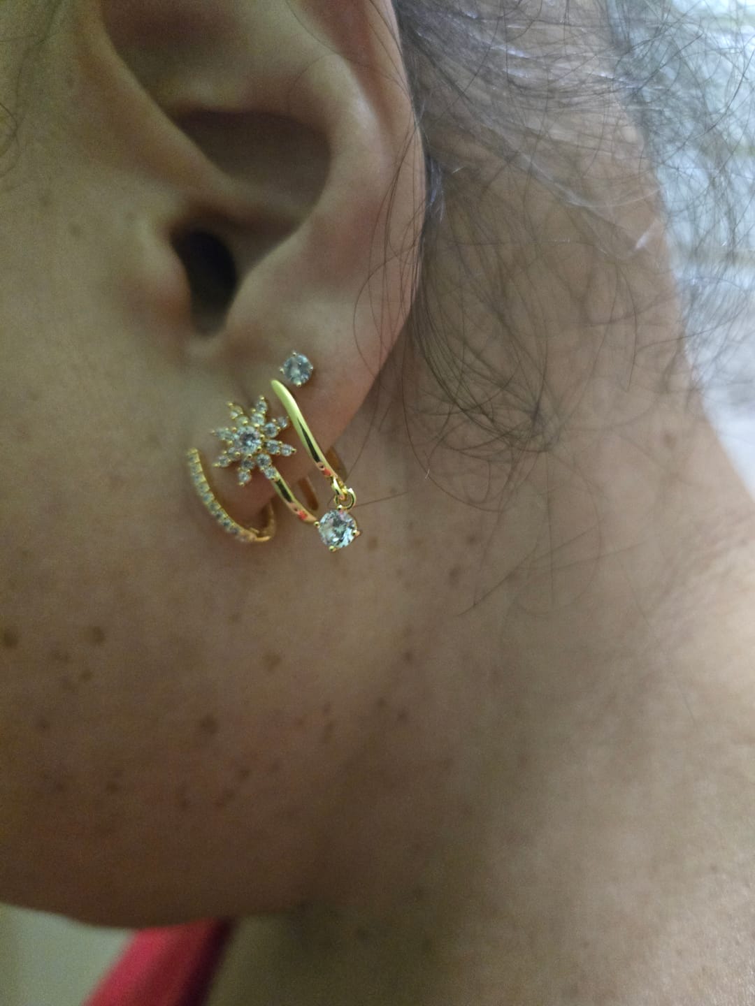 Customer photo review of Kathleen Earrings