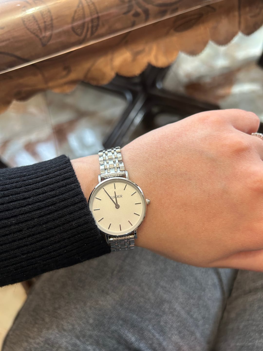 Customer photo review of Ruby Petite Silver White