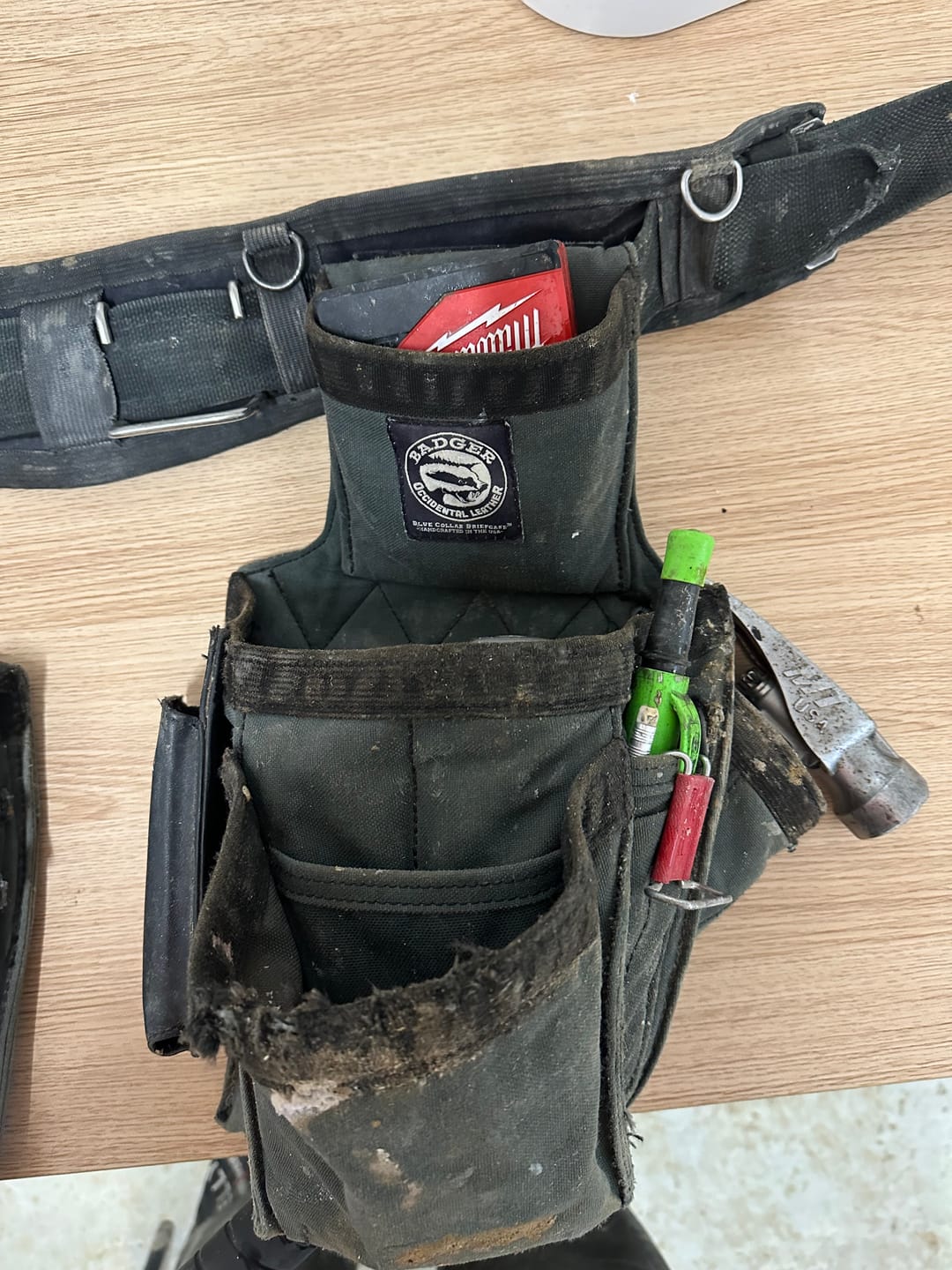 Customer photo review of Badger Toolbelts | Carpenter Tool Bag