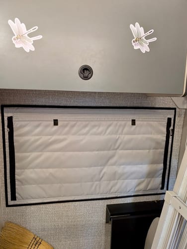 Customer photo review of Transit Ekko - FitRV Bed Shade (Set)