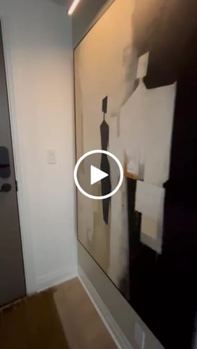 Customer video review of Contemporary Minimalist Art #MA019