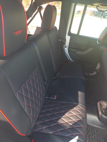 Customer photo review of Premium Custom-Fit Seat Covers