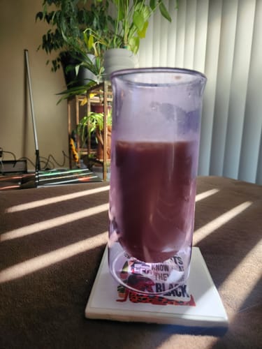 Customer photo review of FLUR Iced Coffee Glasses