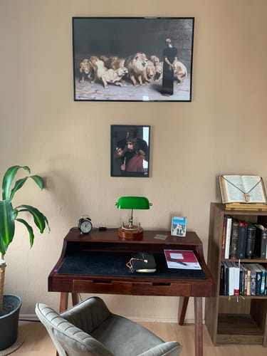 Customer photo review of Daniel in the Lion's Den | Briton Rivière | 1872