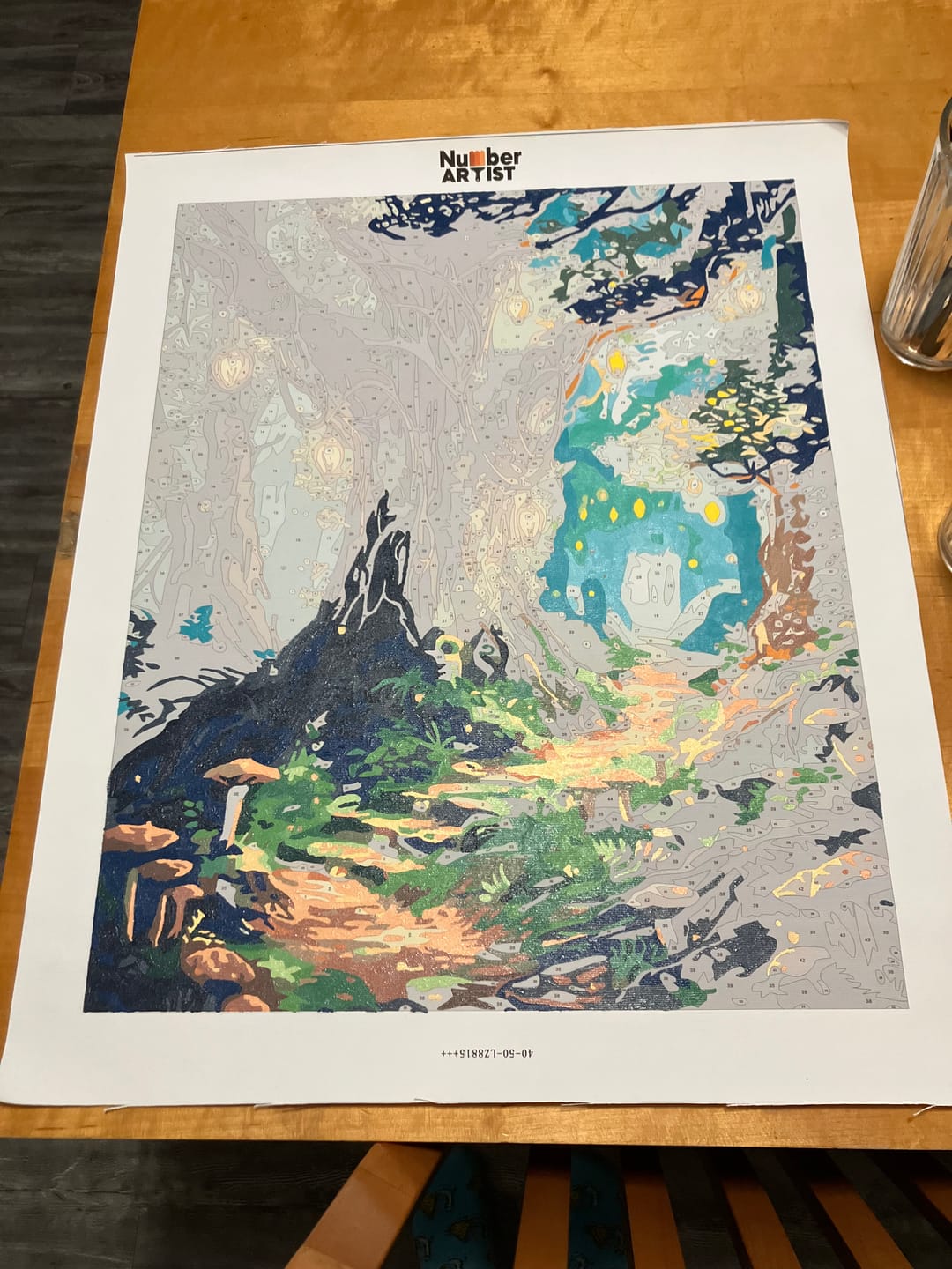Customer photo review of Hanging Lights Forest