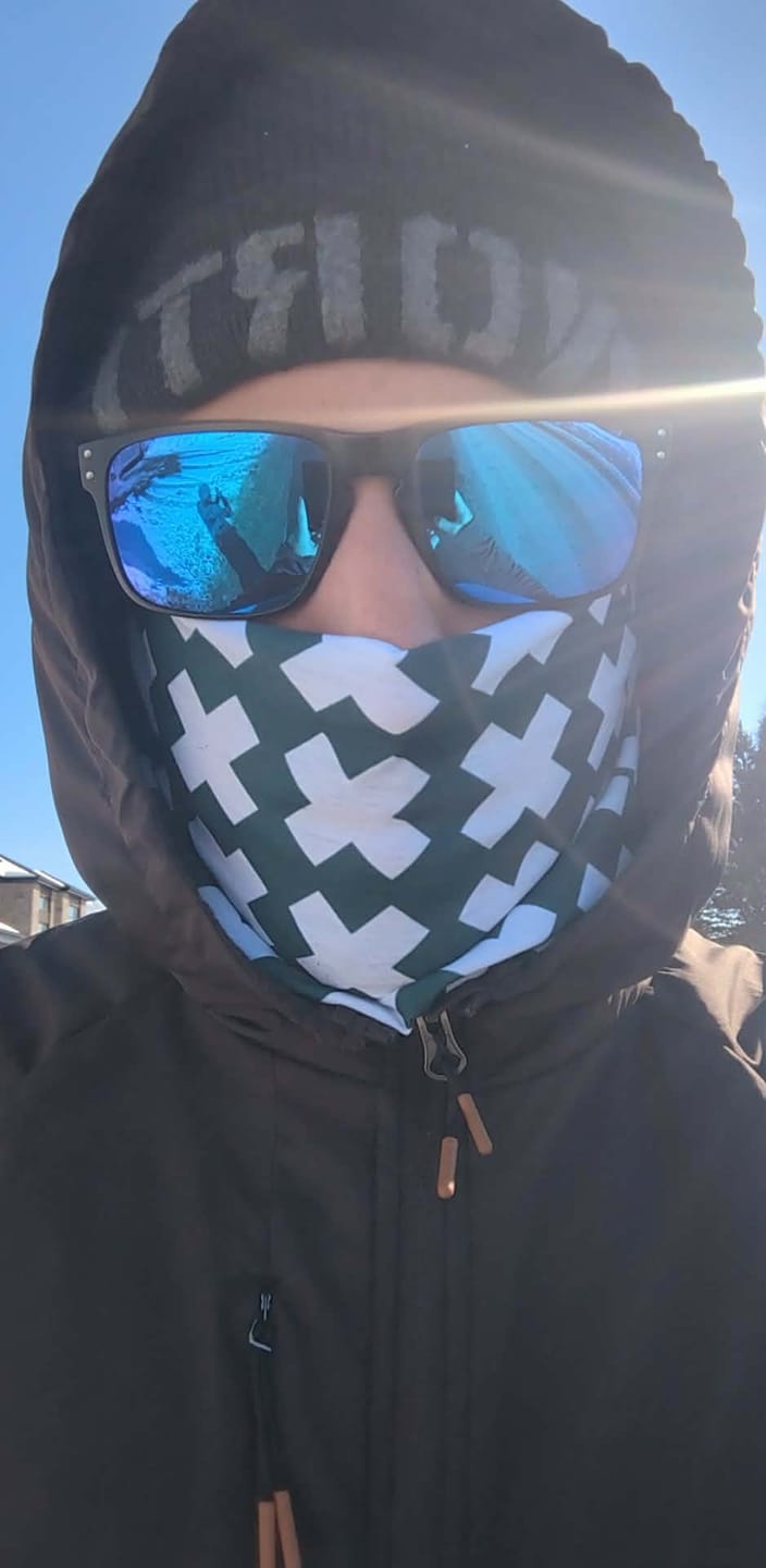 Customer photo review of XACT Signature Headband & Neckwarmer