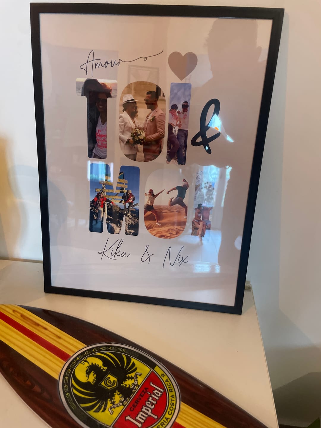 Customer photo review of Toi & Moi -  Affiche Personnalisée