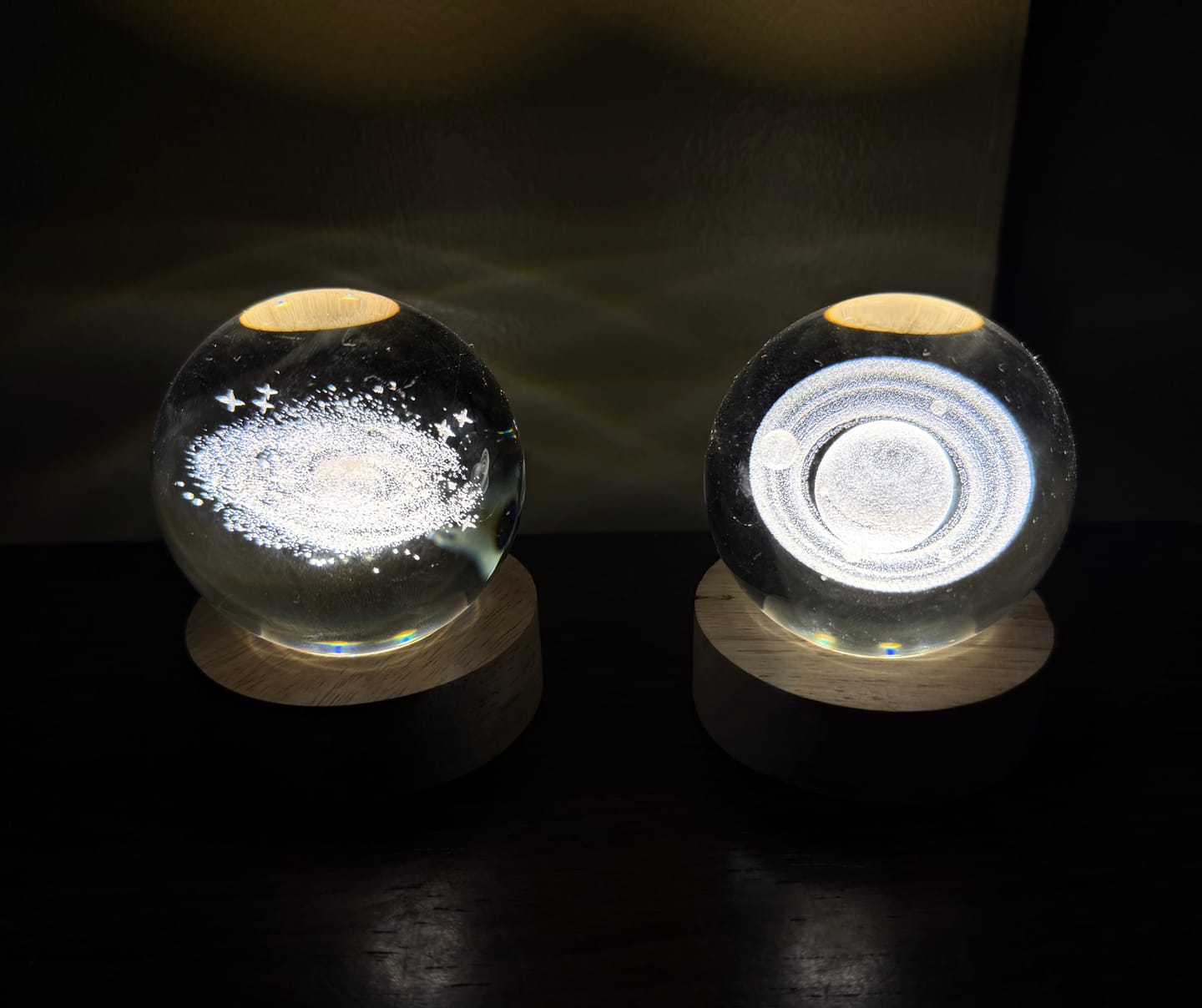 Customer photo review of Orb of Wonders - Crystal Lamp