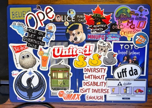 Customer photo review of Rebel Loon Sticker