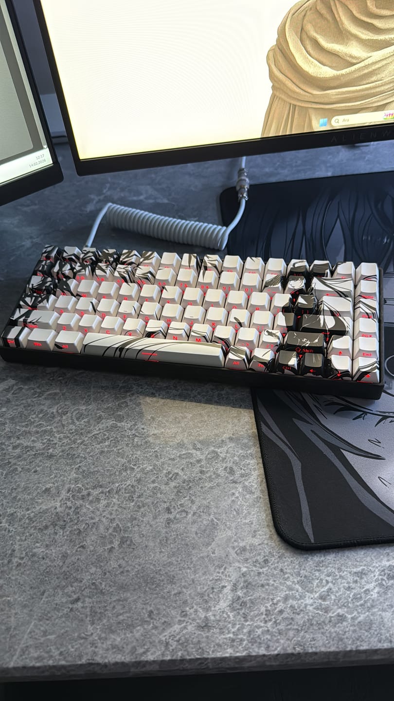 Customer photo review of WLMouse Ying75 CF Klavye (Manyetik Switch / HE)