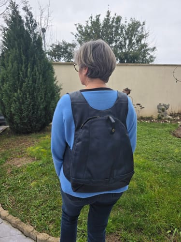 Customer photo review of Le sac à dos Vegan Original - Ergonomique et Antivol.