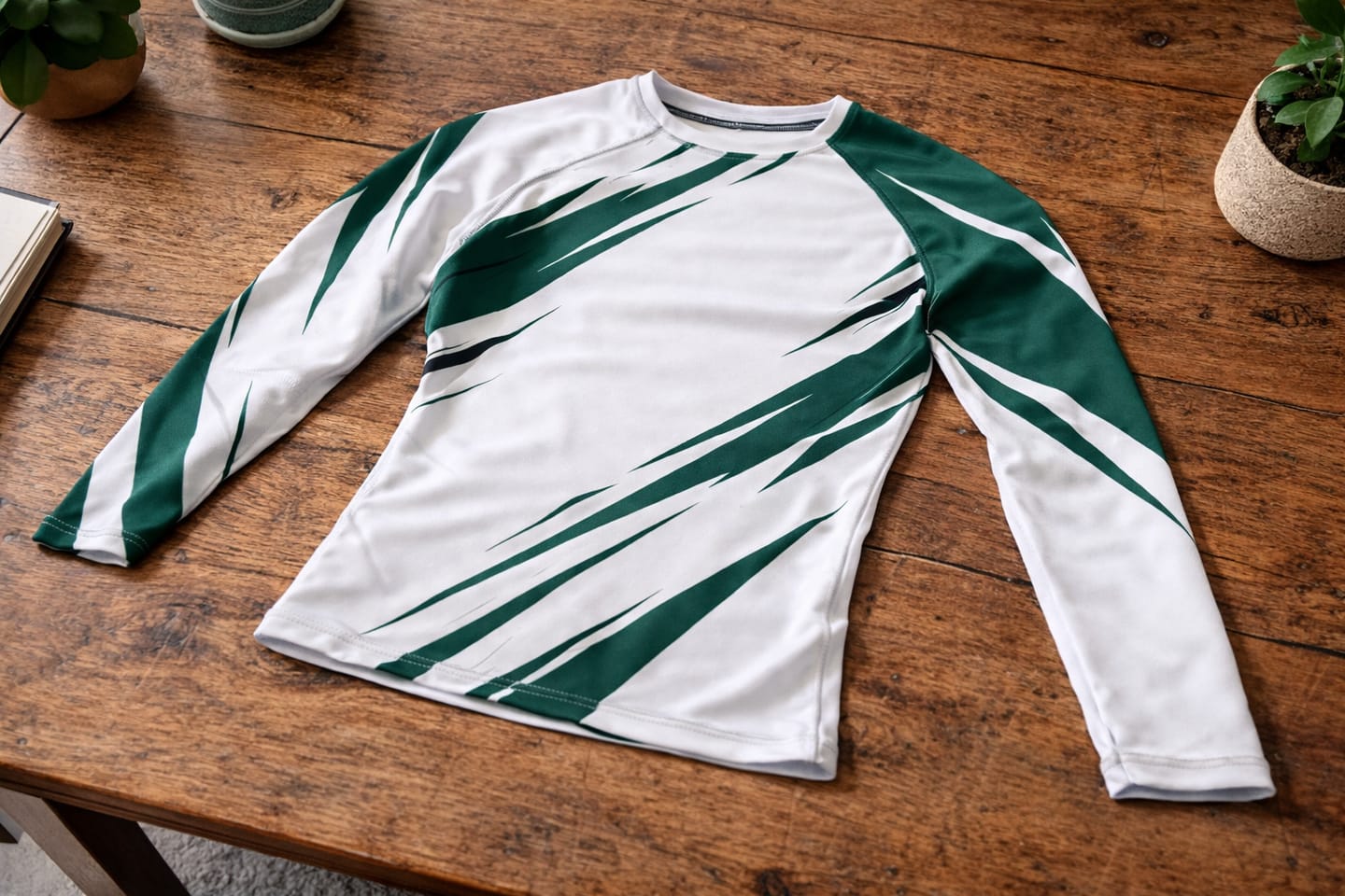 Customer photo review of Green Strike Combat BJJ Rashguard