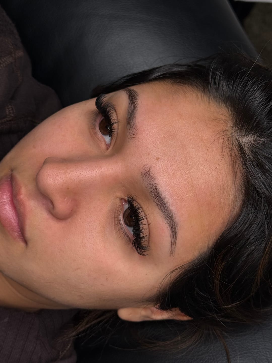 Customer photo review of Premium Eyelash Extensions 0.05mm