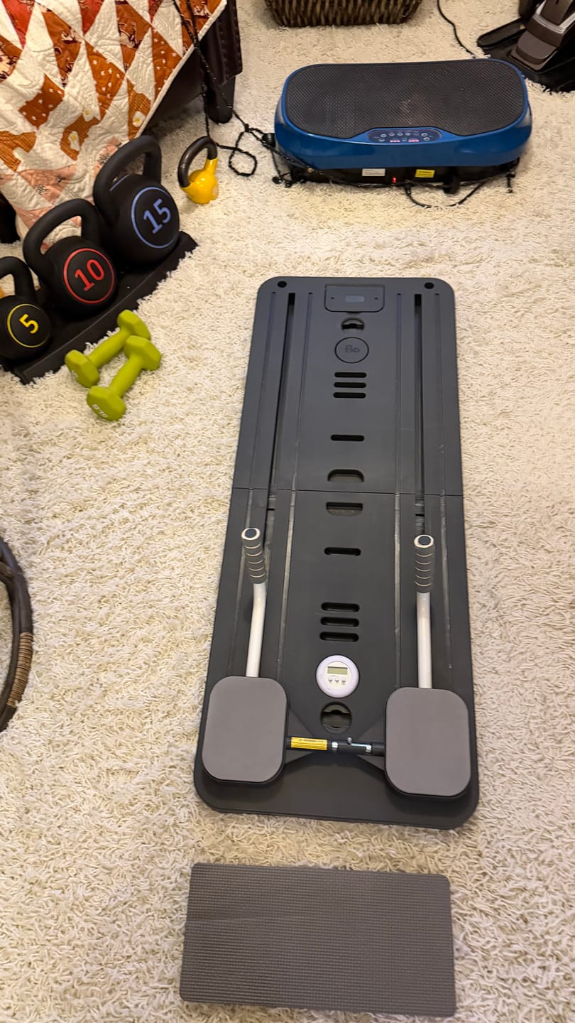 Customer photo review of Flo Portable Pilates Reformer