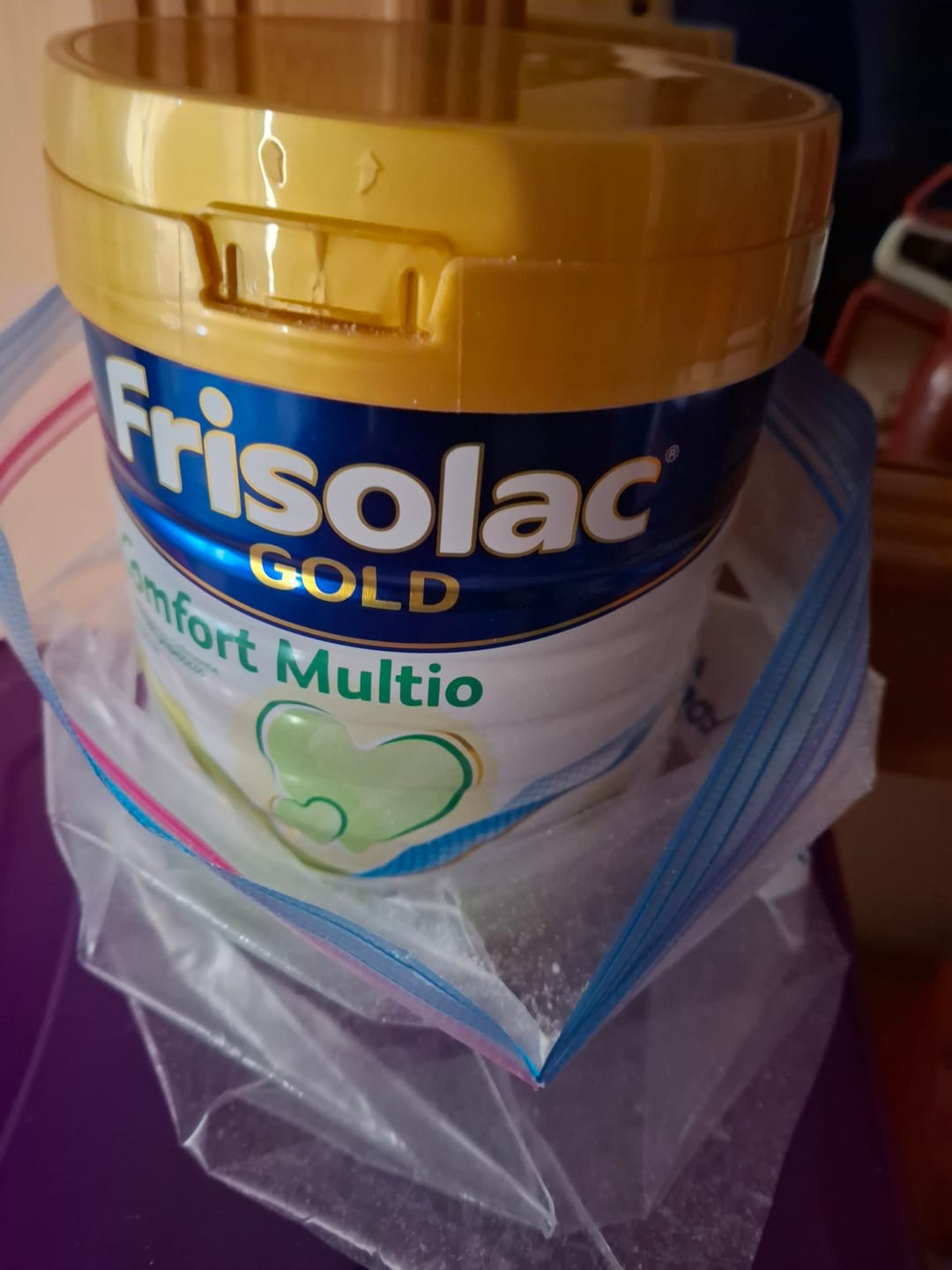 Customer photo review of Frisolac Gold Comfort Multio (0-12 Meses) Pack C/ 1.6 Kg