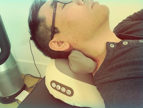 Customer photo review of HiZoo - Pillow Neck & Shoulder Massager