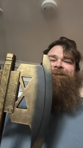 Customer photo review of Gimli's Axe - The Lord of the Rings